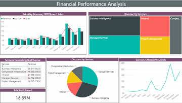 financial performance analysis report executive dashboard