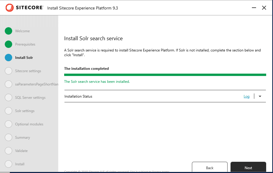 Sitecore 9.3 installation 7