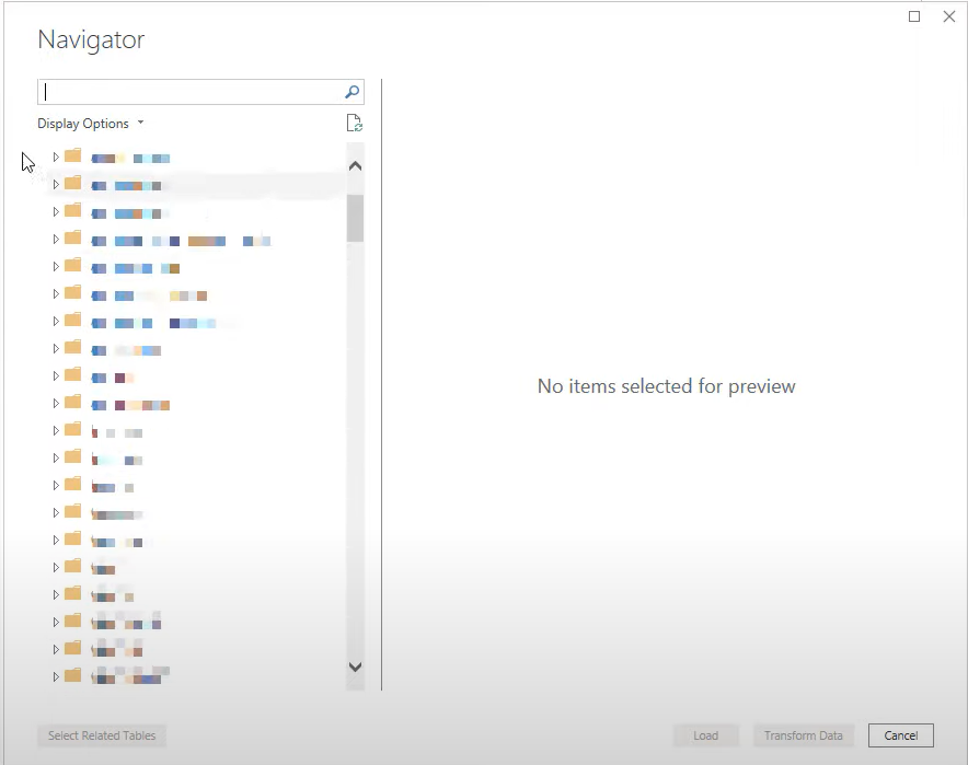 Oracle Power BI Connection step 6
